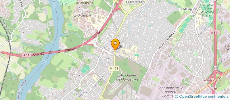 localisation de l'entreprise MONSIEUR GAETAN PRECIGOUT  CARQUEFOU