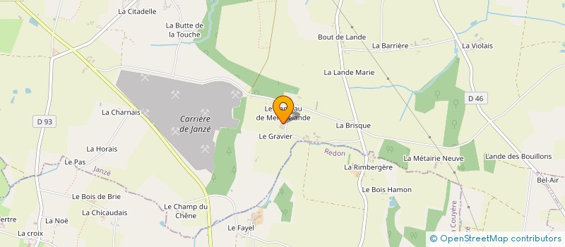 localisation de l'entreprise MONSIEUR GAETAN PRIOUR  JANZE