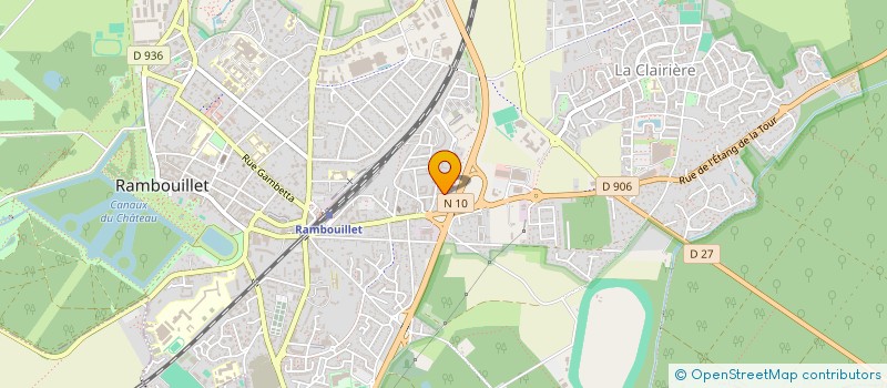 localisation de l'entreprise MONSIEUR GAETAN QUINAULT  RAMBOUILLET