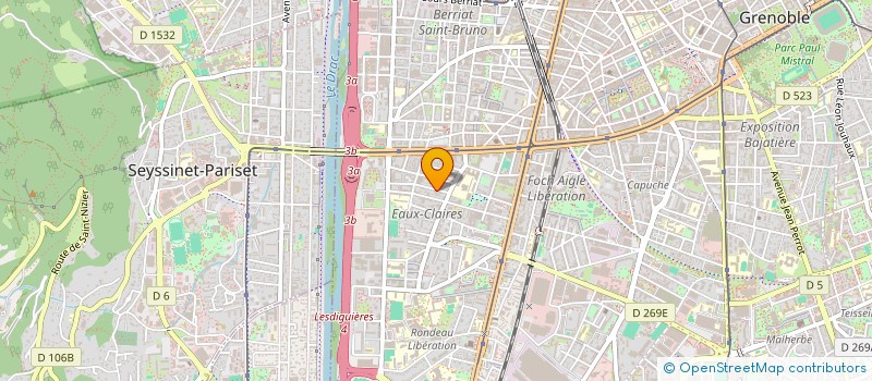 localisation de l'entreprise MONSIEUR GAETAN RAGEY à GRENOBLE