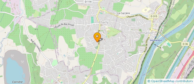 localisation de l'entreprise MONSIEUR GAETAN RAMET  CHARLY