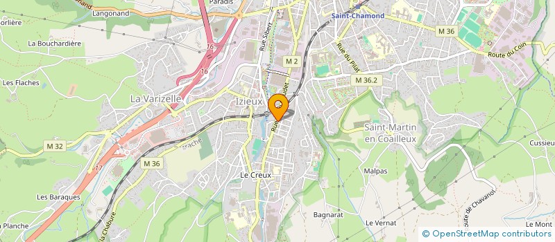 localisation de l'entreprise MONSIEUR GAETAN RANDO  SAINT-CHAMOND