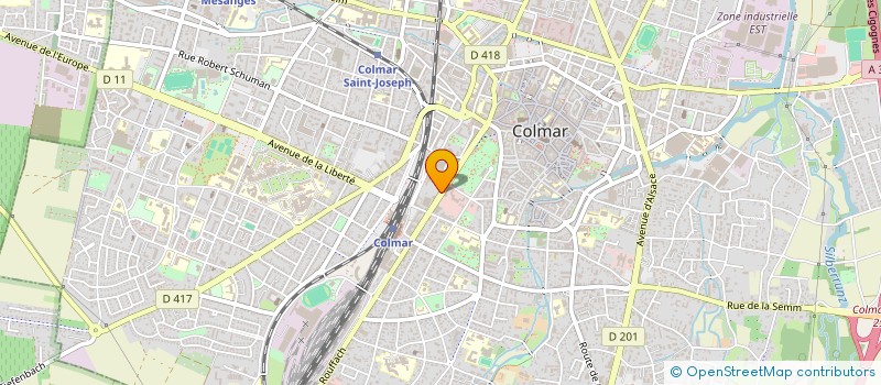 localisation de l'entreprise MONSIEUR GAETAN RAULIN  COLMAR