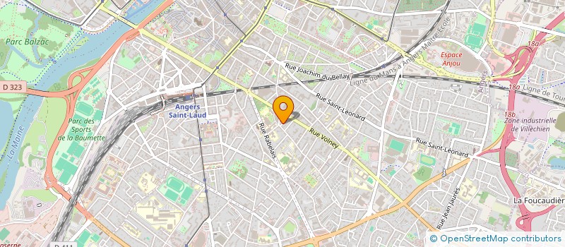 localisation de l'entreprise MONSIEUR GAETAN RECHIN à ANGERS