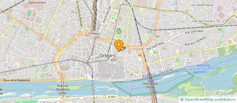 localisation de l'entreprise MONSIEUR GAETAN RENARD à ORLEANS