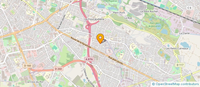 localisation de l'entreprise MONSIEUR GAETAN RENAULT  ANGERS