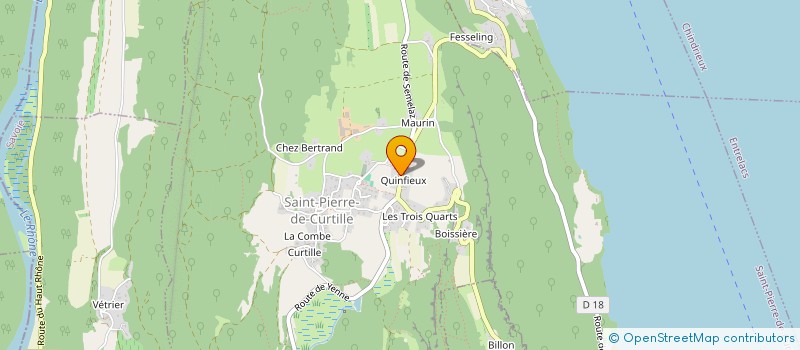 localisation de l'entreprise MONSIEUR GAETAN REY  SAINT-PIERRE-DE-CURTILLE