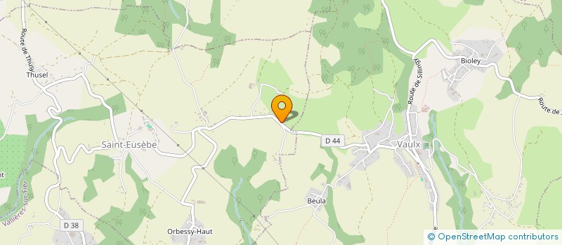 localisation de l'entreprise MONSIEUR GAETAN REYNAUD  SAINT-EUSEBE