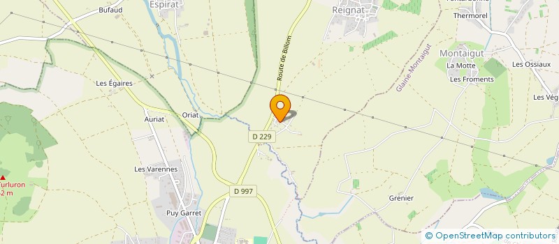 localisation de l'entreprise MONSIEUR GAETAN RIBOULET  REIGNAT