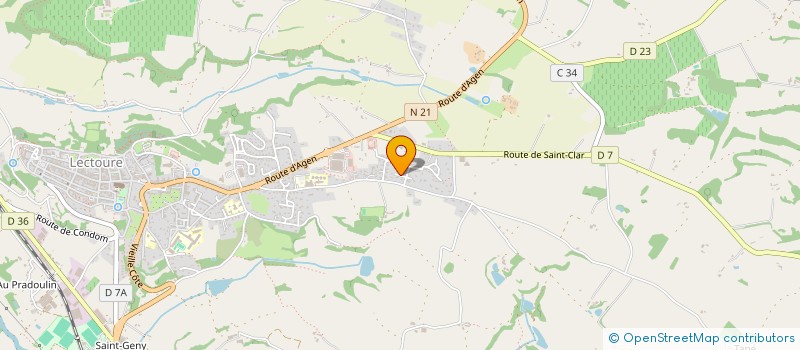 localisation de l'entreprise MONSIEUR GAETAN RIVIERE  LECTOURE