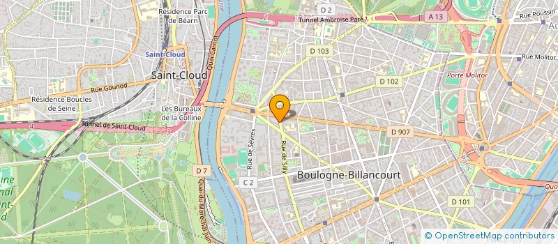 localisation de l'entreprise MONSIEUR GAETAN RIVOAL à BOULOGNE-BILLANCOURT