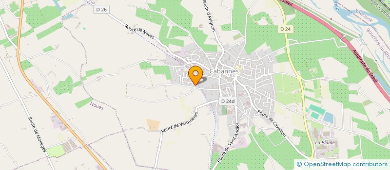 localisation de l'entreprise MONSIEUR GAETAN ROCHE  CABANNES