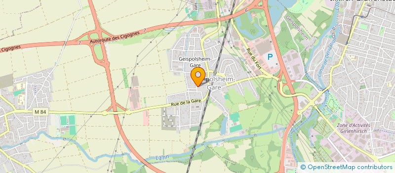 localisation de l'entreprise MONSIEUR GAETAN ROGER  GEISPOLSHEIM