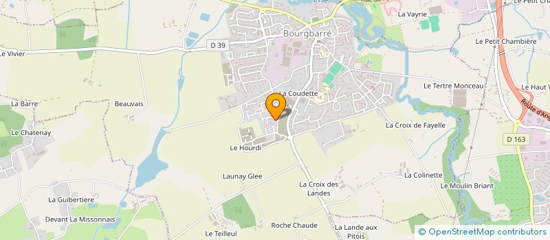 localisation de l'entreprise MONSIEUR GAETAN ROISNEL  BOURGBARRE