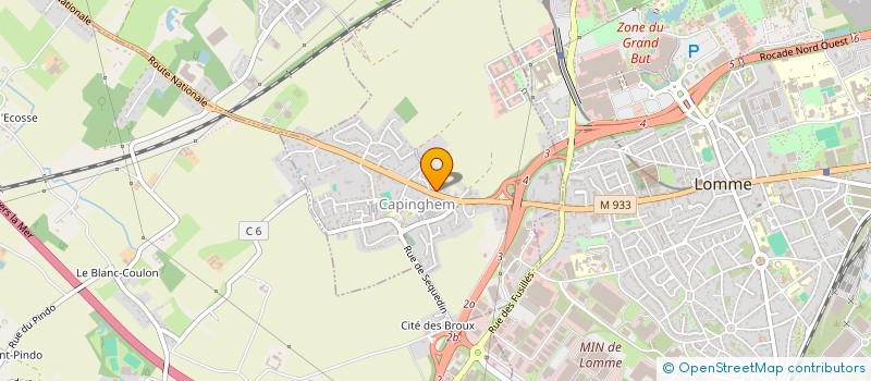 localisation de l'entreprise MONSIEUR GAETAN ROLE-DUBRUILLE à LILLE