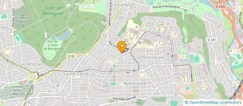 localisation de l'entreprise MONSIEUR GAETAN ROMBERT à LE HAVRE