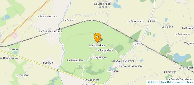 localisation de l'entreprise MONSIEUR GAETAN ROTUREAU à SEVREMOINE