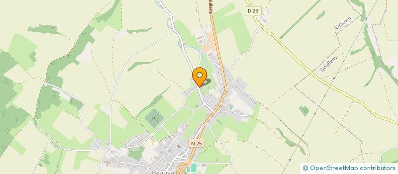 localisation de l'entreprise MONSIEUR GAETAN ROUGEGREZ  BEAUVAL