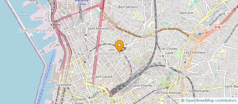 localisation de l'entreprise MONSIEUR GAETAN RUISI à MARSEILLE