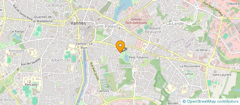 localisation de l'entreprise MONSIEUR GAETAN RUSIN à VANNES
