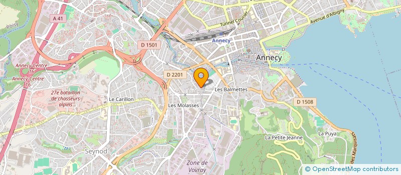 localisation de l'entreprise MONSIEUR GAETAN RYCKEBOER à ANNECY