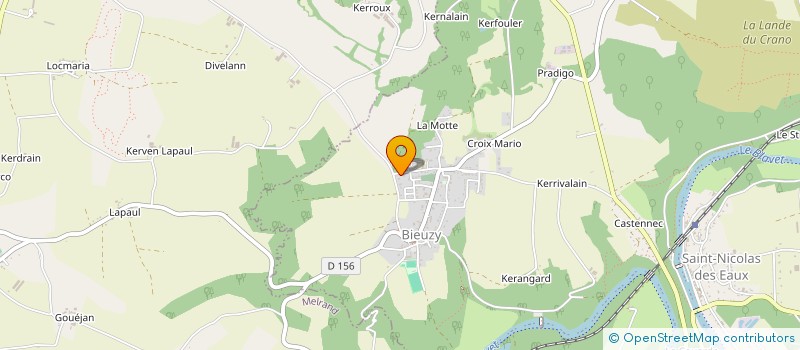 localisation de l'entreprise MONSIEUR GAETAN SABLE à PLUMELIAU-BIEUZY
