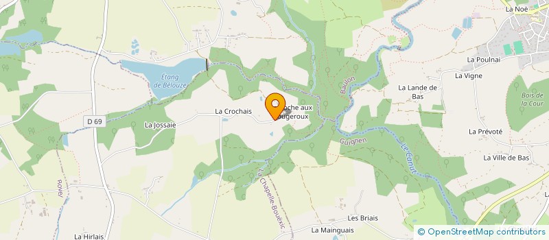 localisation de l'entreprise MONSIEUR GAETAN SAGLIO à LA CHAPELLE-BOUEXIC