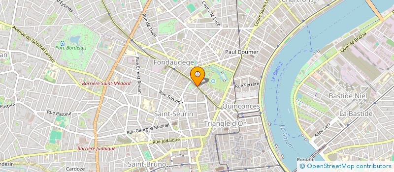 localisation de l'entreprise MONSIEUR GAETAN SAINT-GEORGES-CHAUMET  BORDEAUX