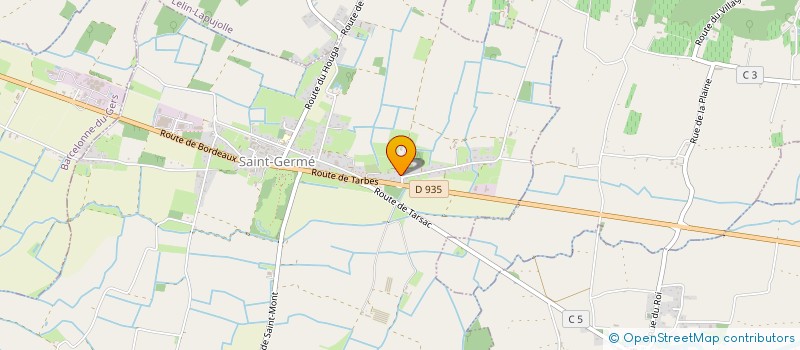 localisation de l'entreprise MONSIEUR GAETAN SALESSE  SAINT-GERME