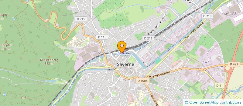 localisation de l'entreprise MONSIEUR GAETAN SCHENKER  SAVERNE