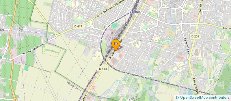 localisation de l'entreprise MONSIEUR GAETAN SCHLOESSLIN  ISSENHEIM