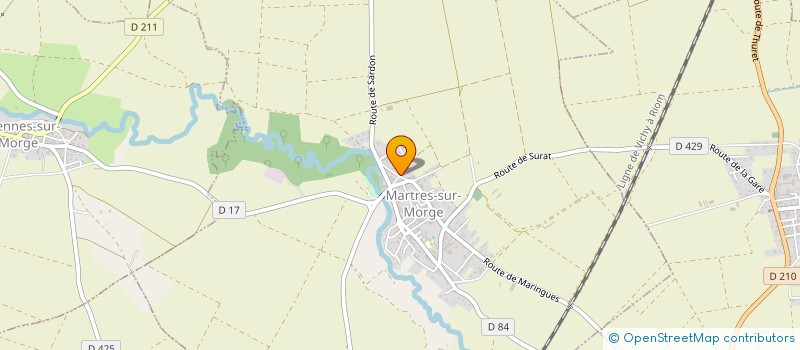 localisation de l'entreprise MONSIEUR GAETAN SEGUIN à MARTRES-SUR-MORGE
