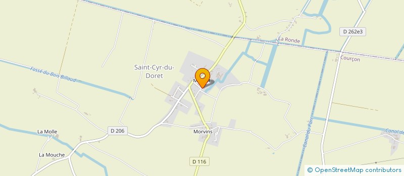 localisation de l'entreprise MONSIEUR GAETAN SENET  SAINT-CYR-DU-DORET