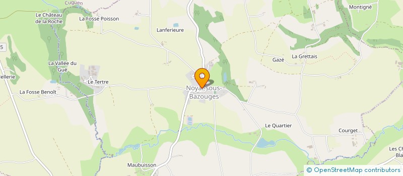 localisation de l'entreprise MONSIEUR GAETAN SIEBERT  NOYAL-SOUS-BAZOUGES