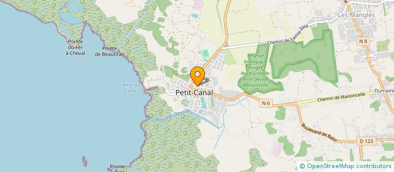 localisation de l'entreprise MONSIEUR GAETAN SINNAN à PETIT-CANAL