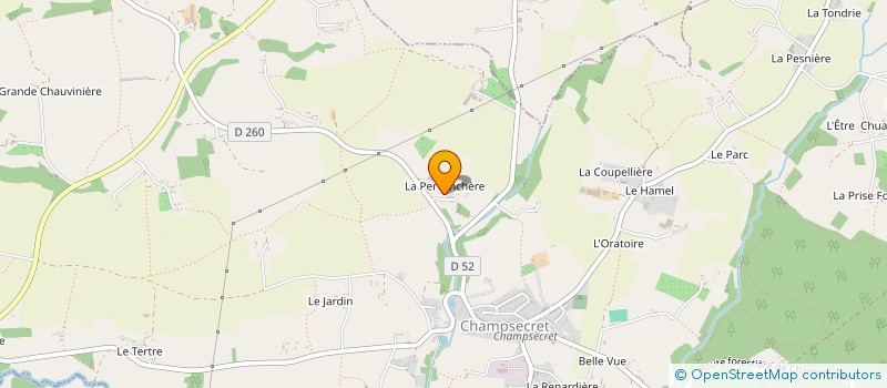 localisation de l'entreprise MONSIEUR GAETAN SOHIER à CHAMPSECRET