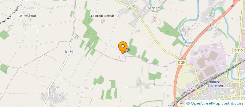 localisation de l'entreprise MONSIEUR GAETAN SOURISSEAU à BERNAC