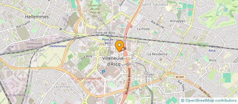 localisation de l'entreprise MONSIEUR GAETAN STEELANDT à VILLENEUVE-D'ASCQ