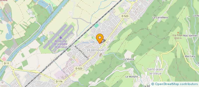 localisation de l'entreprise MONSIEUR GAETAN STEININGER à LE VERSOUD