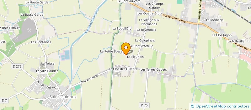 localisation de l'entreprise MONSIEUR GAETAN STEQUAIRE  LA FRESNAIS