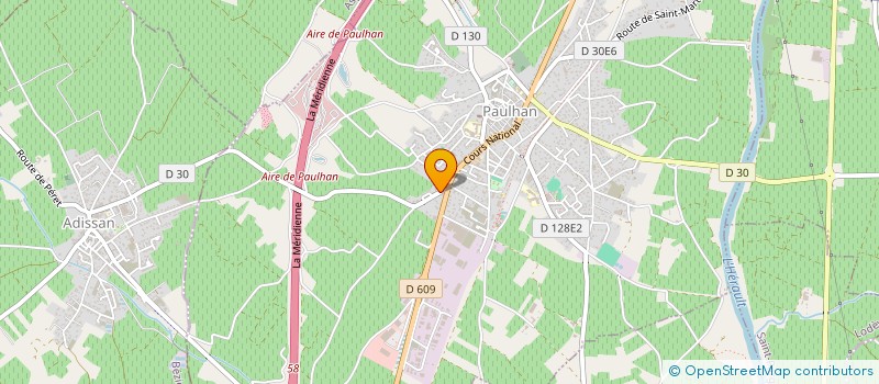 localisation de l'entreprise MONSIEUR GAETAN TESTA  USCLAS-D'HERAULT