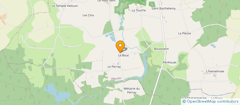 localisation de l'entreprise MONSIEUR GAETAN THOMAS à IFFENDIC