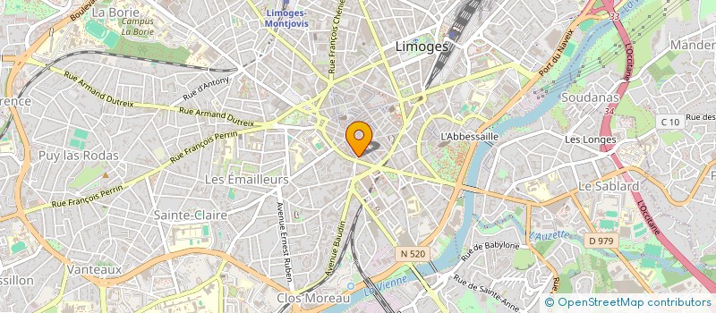 localisation de l'entreprise MONSIEUR GAETAN THOMAS  LIMOGES