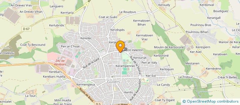 localisation de l'entreprise MONSIEUR GAETAN THOMAS  GUILERS