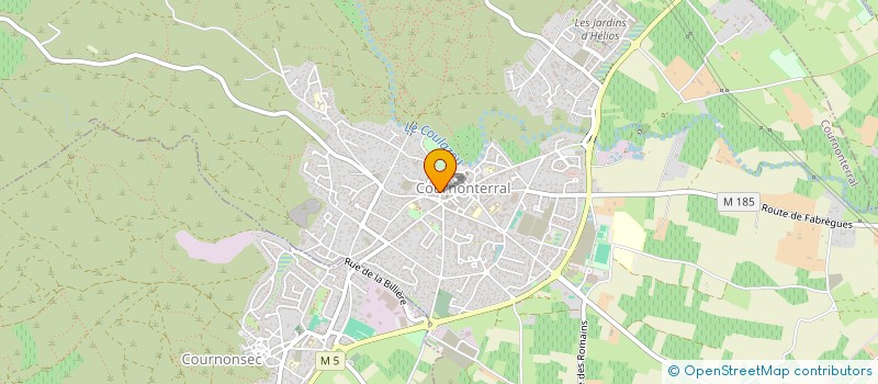 localisation de l'entreprise MONSIEUR GAETAN TORCHY  COURNONTERRAL