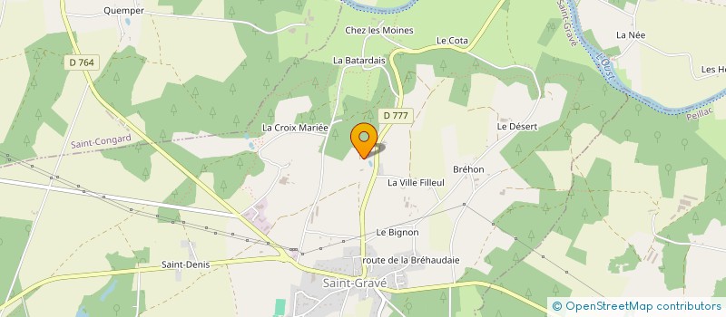 localisation de l'entreprise MONSIEUR GAETAN TRIBALLIER  SAINT-GRAVE