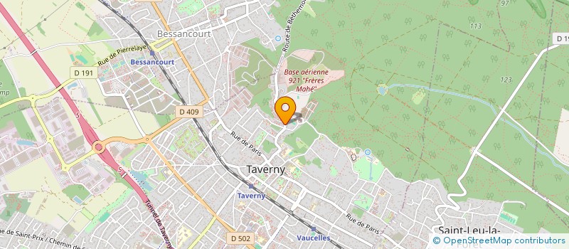 localisation de l'entreprise MONSIEUR GAETAN TROGER à TAVERNY