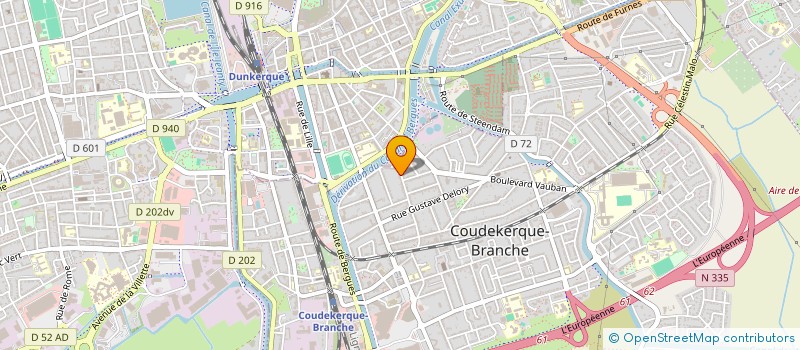 localisation de l'entreprise MONSIEUR GAETAN VANDAMME à DUNKERQUE