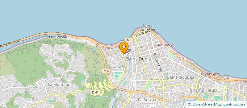 localisation de l'entreprise MONSIEUR GAETAN VAUCHIER  SAINT-DENIS