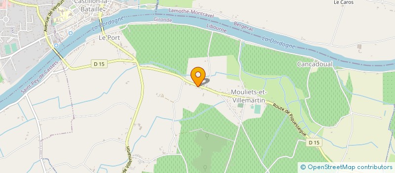 localisation de l'entreprise MONSIEUR GAETAN VELASCO  MOULIETS-ET-VILLEMARTIN